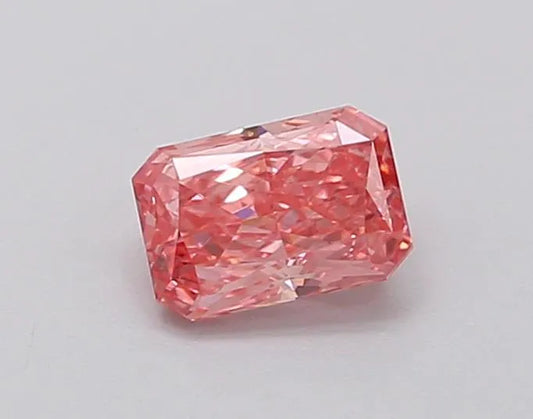 0.43ct Radiant Lab Grown Diamond (Colour Fancy Vivid Pink, Clarity VS1, IGI Certified)