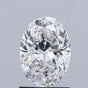 1.18ct Oval Lab Grown Diamond (Colour E, Clarity VS2, IGI Certified)