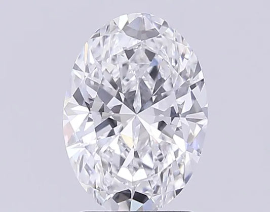 1.50ct Oval Lab Grown Diamond (Colour F, Clarity VS2, IGI Certified)
