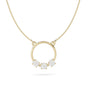 9ct Gold Reverie Necklace - White