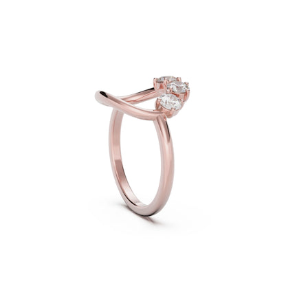 9ct Gold Reverie Ring - White