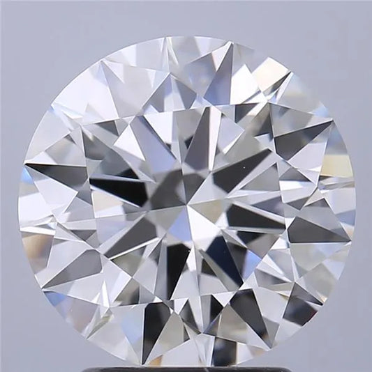 2.62ct Round Lab Grown Diamond (Colour E, Clarity VVS2, Cut ID, IGI Certified)