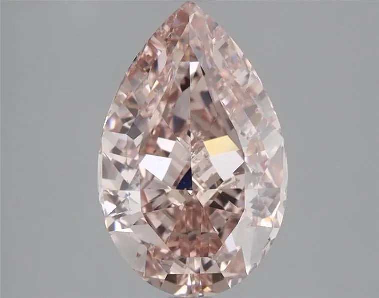 2.69ct Pear Natural Diamond (Colour Fancy Pink, Clarity VS2, GIA Certified)