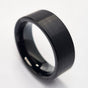 Men's Wedding Band: Tungsten