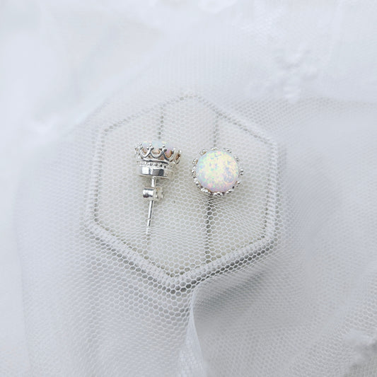 Opal Stud Earrings