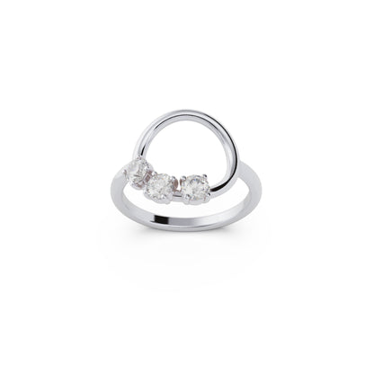 9ct Gold Reverie Ring - White