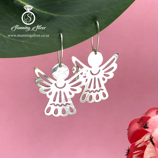 Hanging Angel Earrings - 30mm