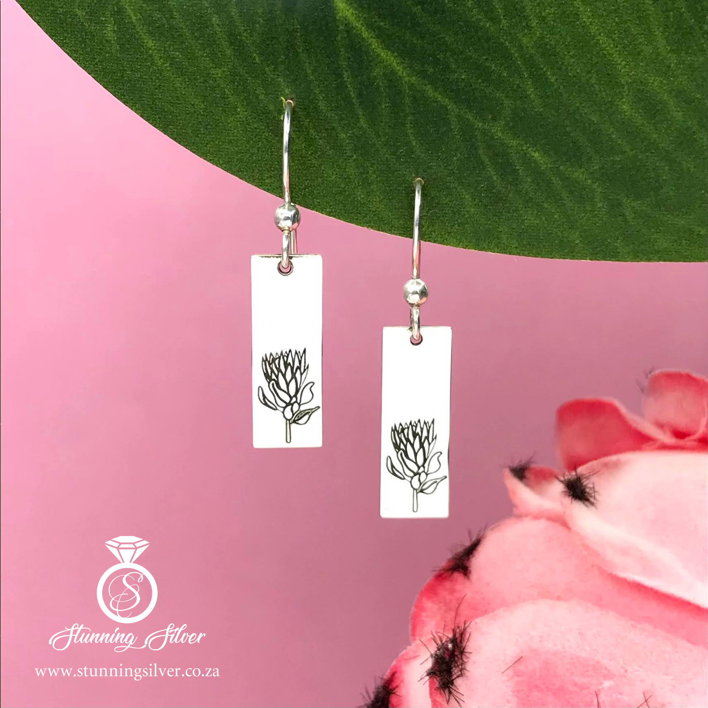 Protea Bar Earrings