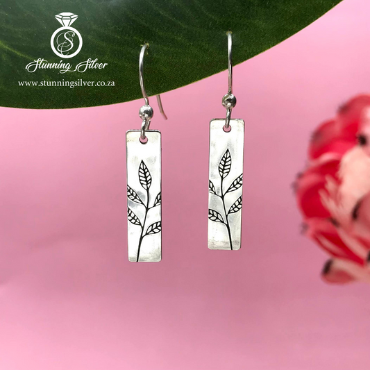 Hanging Flower Earrings