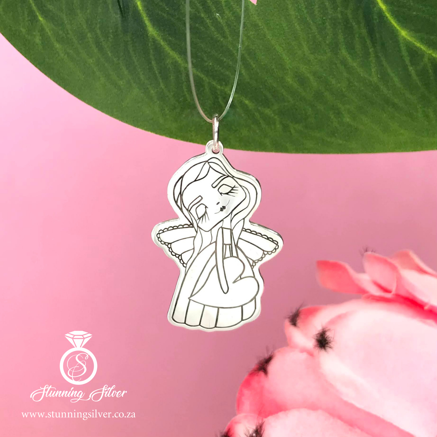 Angel of Love Profile Pendant