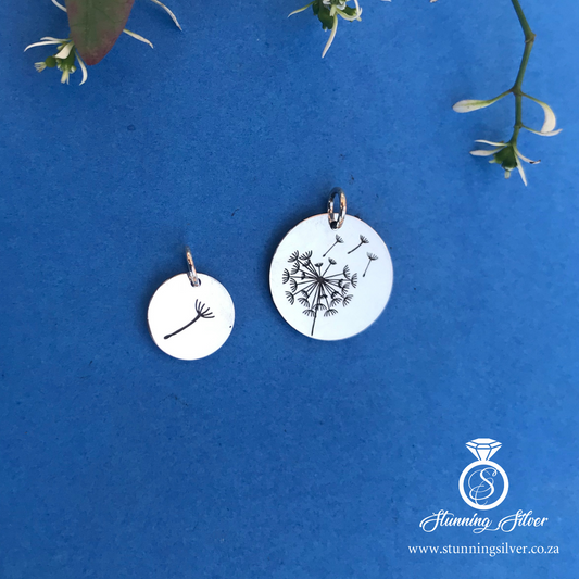 Dandelion Mother Daughter Pendant