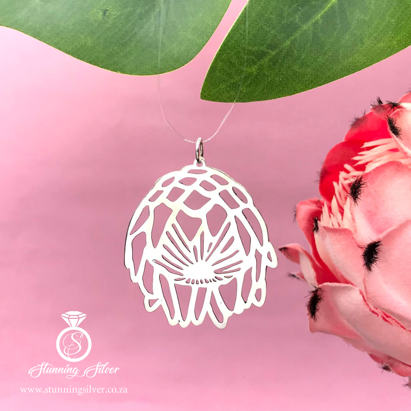 Large Protea Pendant