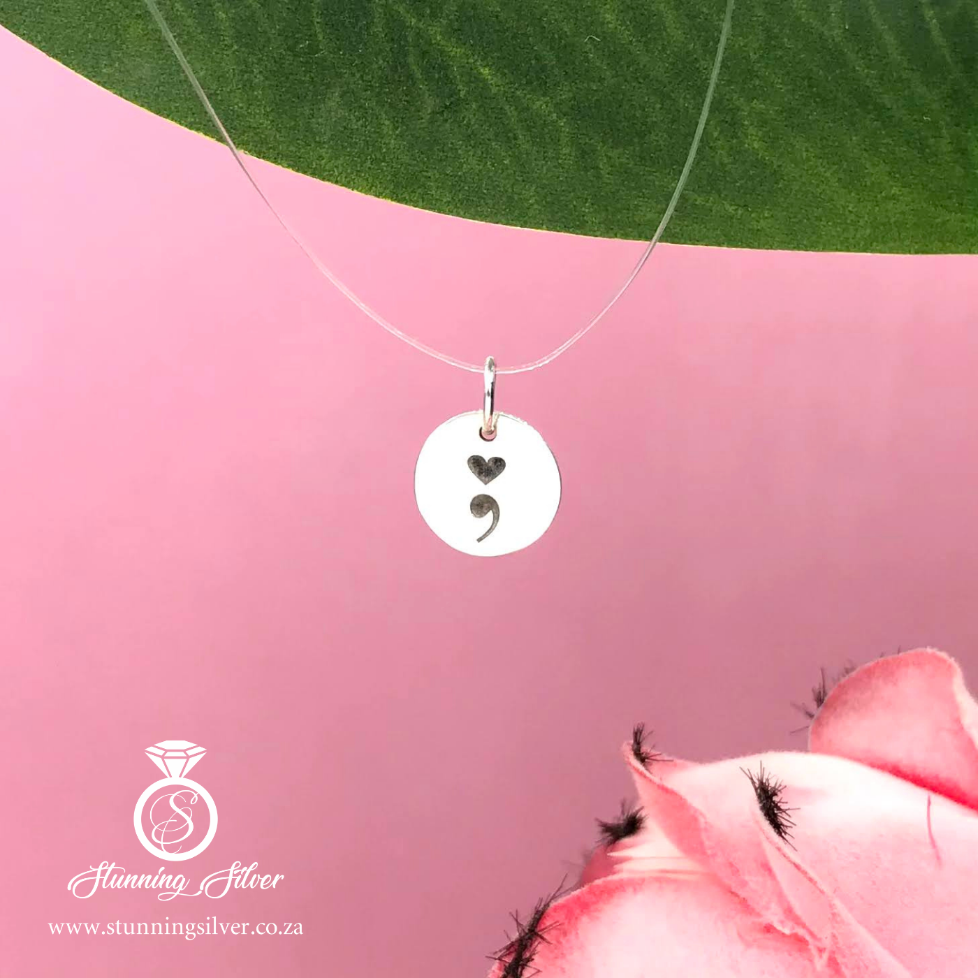 Semicolon Pendant