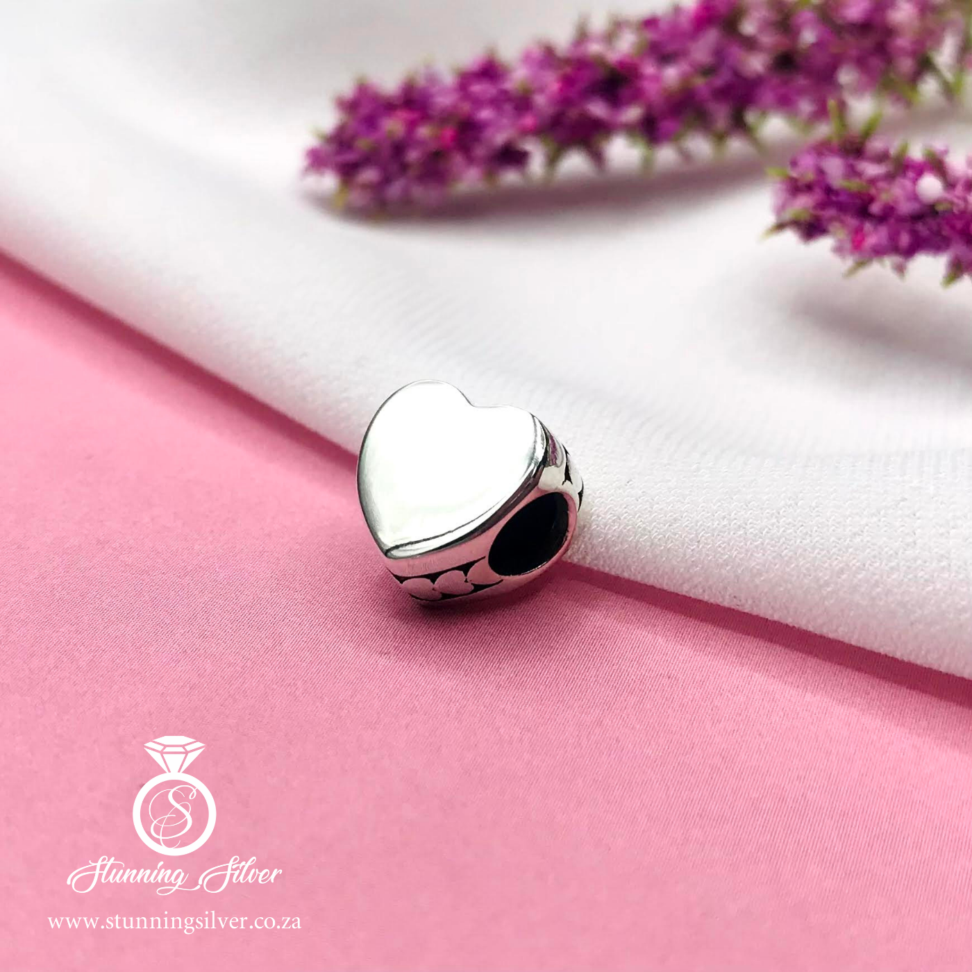 Heart Pandora Compatible Charm