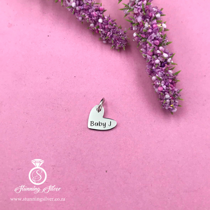 Small Heart Name Pendant