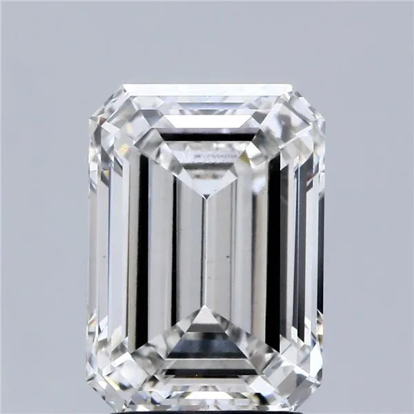 3.06ct Emerald Lab Grown Diamond (Colour G, Clarity VS2, IGI Certified)