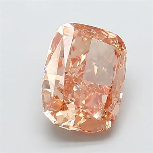 3.19ct Cushion modified Lab Grown Diamond (Colour Fancy Yellow Brown, Clarity VS1, IGI Certified)