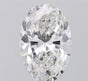 3.97ct Oval Lab Grown Diamond (Colour G, Clarity VS2, IGI Certified)