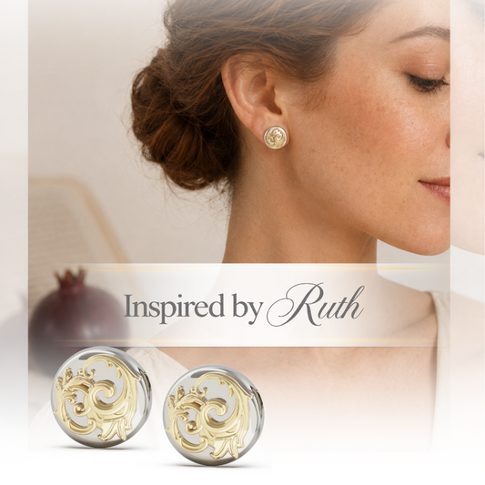 Ruth Two Tone Earrings