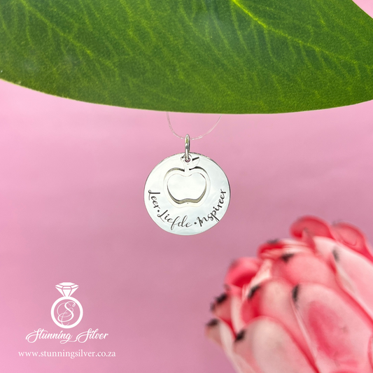 Teacher Pendant - Leer Liefde Inspireer