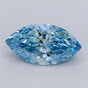 5.00ct Marquise Lab Grown Diamond (Colour Fancy Vivid Blue, Clarity VS1, IGI Certified)
