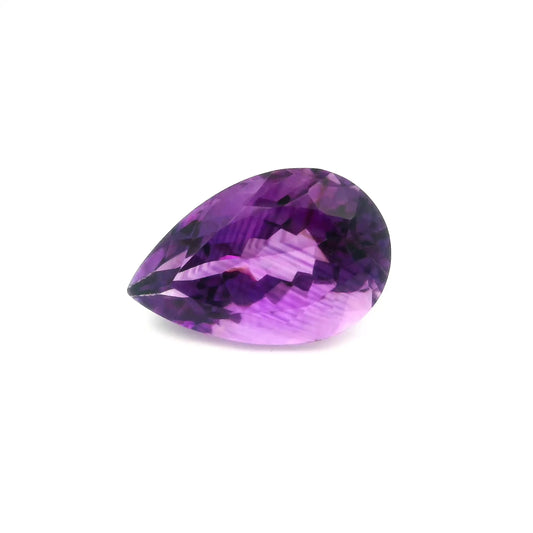 7.46ct Pear Natural Amethyst (Colour Purple, Clarity Eye Clean, Cut Faceted)