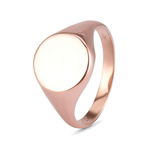 9ct Gold Round Signet Ring