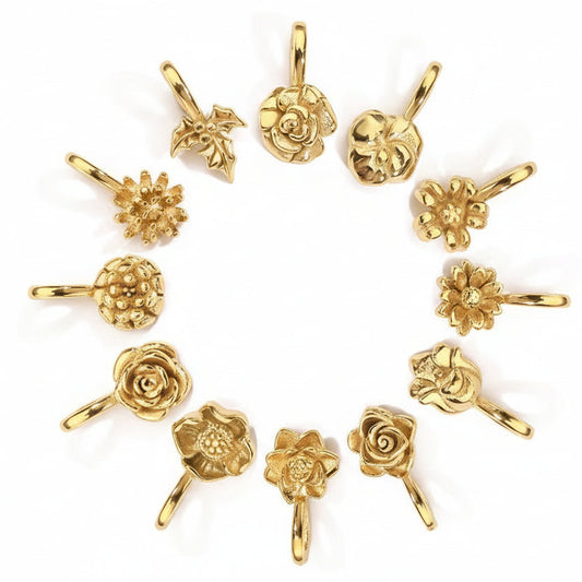 Small Birthflower Charm