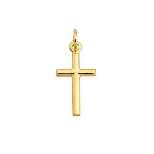 9ct Yellow Gold Cross Pendant - 20mm