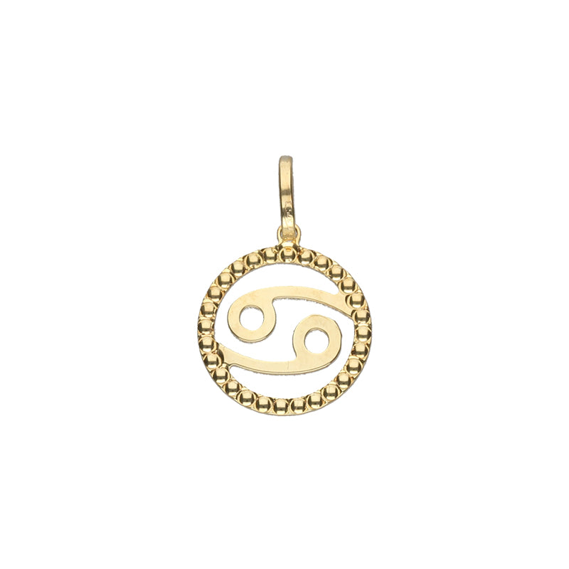 Cancer Charm- 9ct Yellow Gold