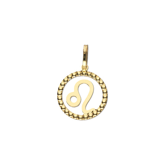 Leo Charm- 9ct Yellow Gold