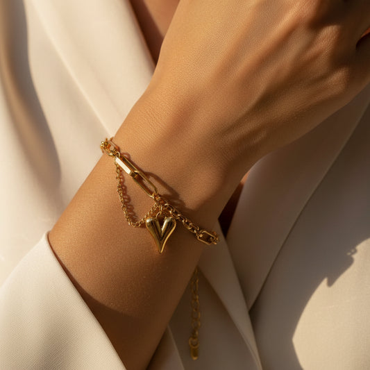 Cupid’s Paperclip Bracelet