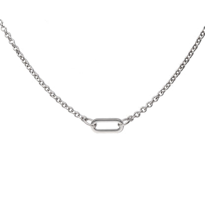 Oval Link Necklace (1.4mm)- Sterling Silver