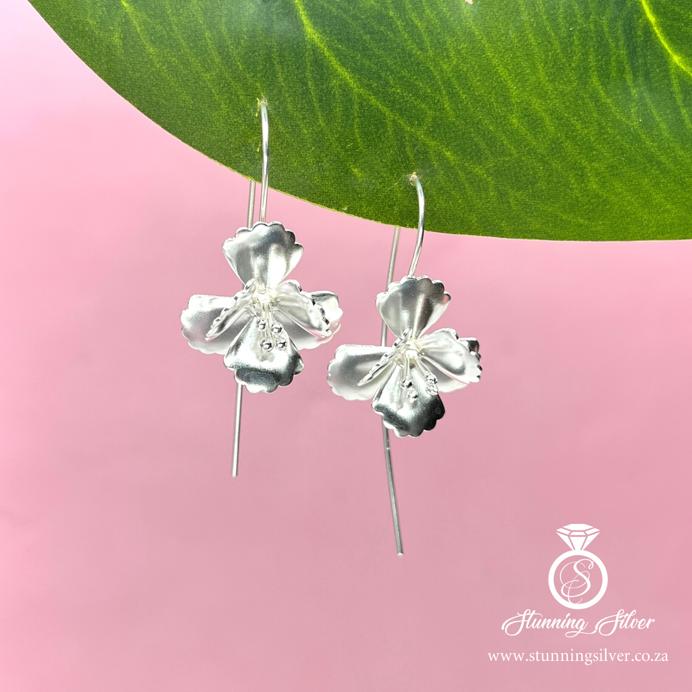 Flower Hanging Earrings