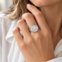 Round Fynbos Protea Ring