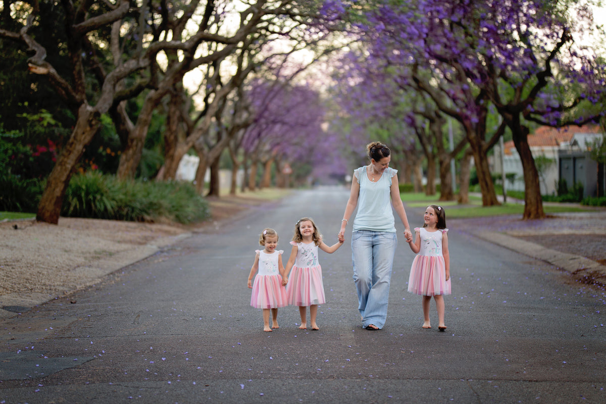 Nadine Westermann and her family