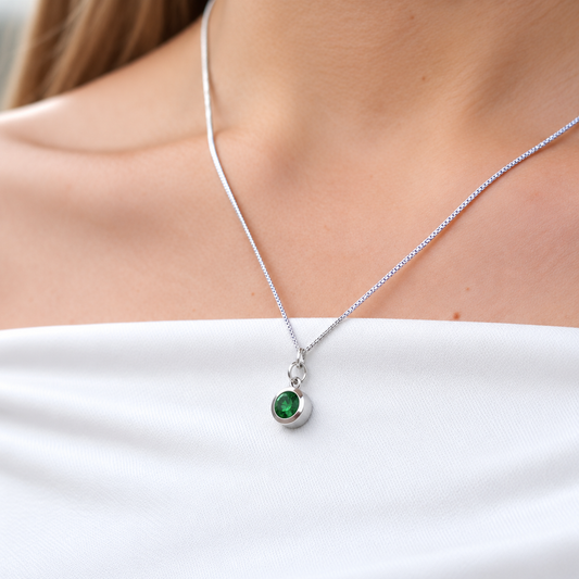 6mm Birthstone Necklace