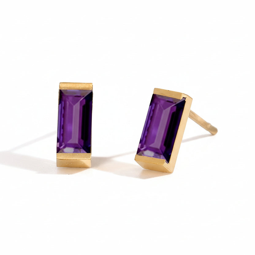 Birthstone Stud Earrings