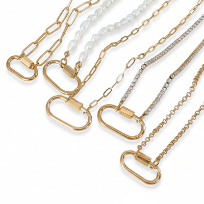 Ever Evolving Paperclip Necklace