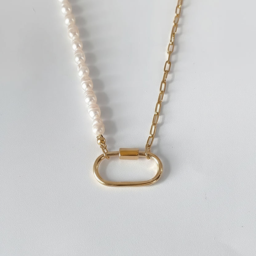 Ever Evolving Half and Half Necklace
