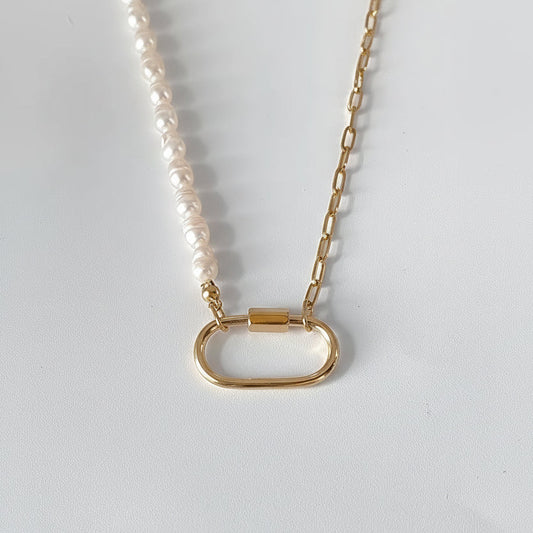 Ever Evolving Half and Half Necklace