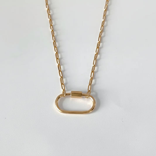 Ever Evolving Small Paperclip Necklace