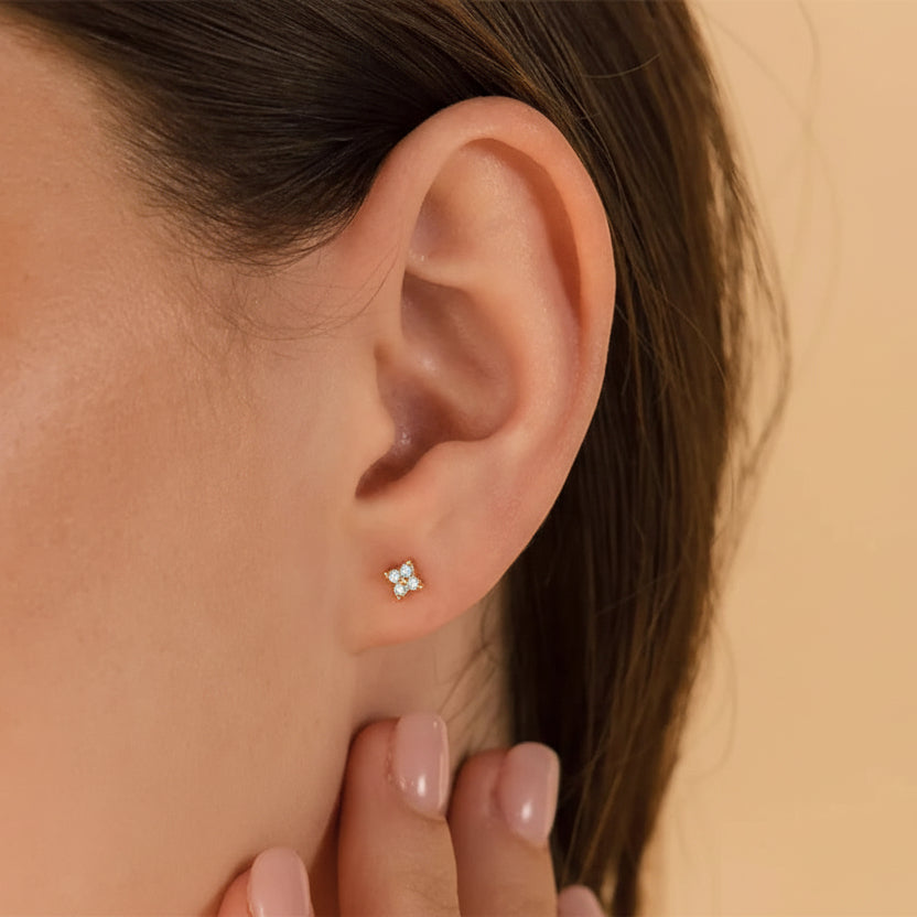 Cluster Stud Earrings