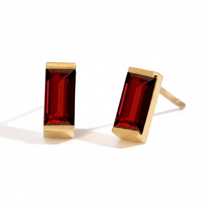 Birthstone Stud Earrings