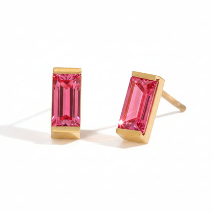 Birthstone Stud Earrings