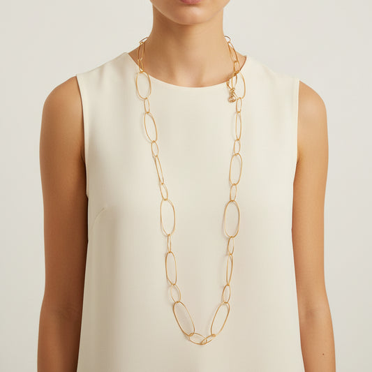 Modern Halo Necklace