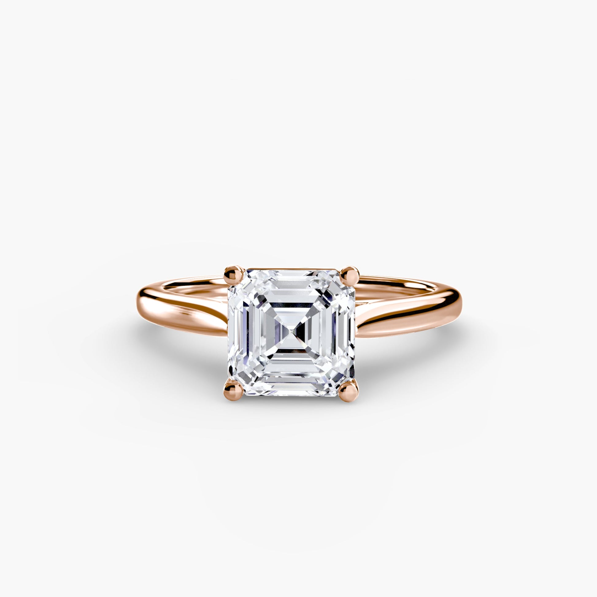 Isabeau Moissanite - Rose Gold Asscher