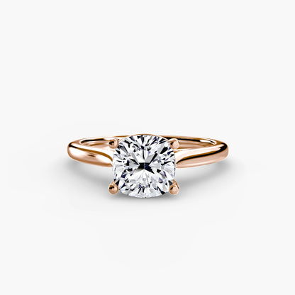 Isabeau Moissanite - Rose Gold Cushion
