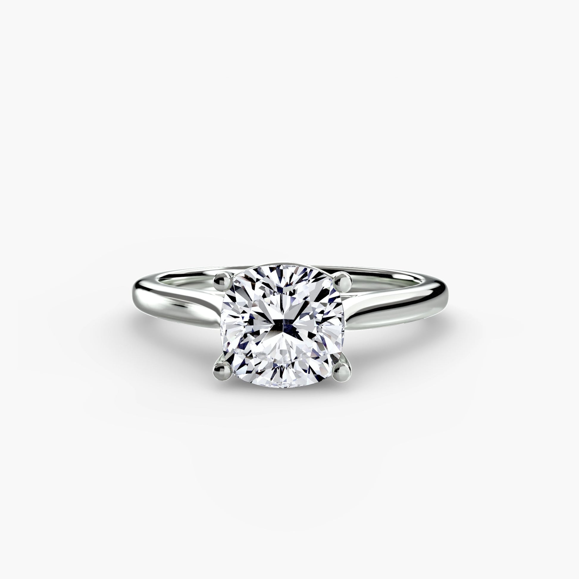 Isabeau Moissanite - White Gold Cushion