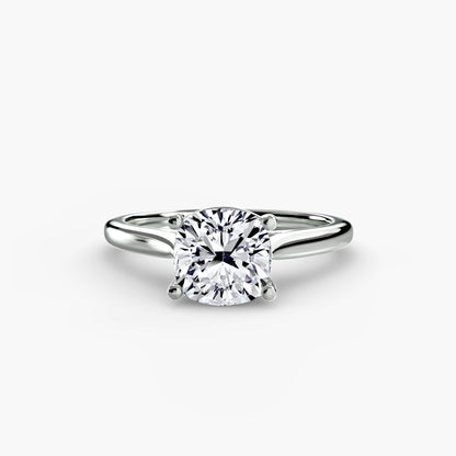 Isabeau Moissanite - White Gold Cushion